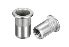 M3 M4 M5 M6 M8 M10 RIVNUTS SERRATED THREADED RIVET NUT INSERT ZINC METRIC STEEL