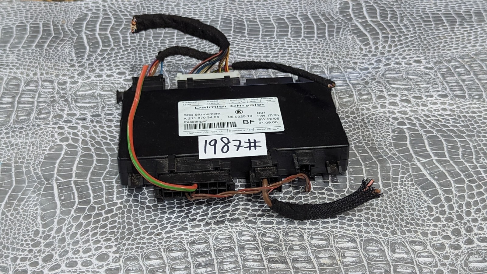 A2118703426✓01-07 Mercedes W211 W203 C/ E-Class R. Passenger Seat 