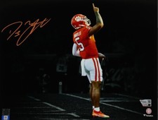 DJ UIAGALELEi Signed Clemson Tigers (SPOTLIGHT) 11x14 Photo (Fanatics/NCAA)