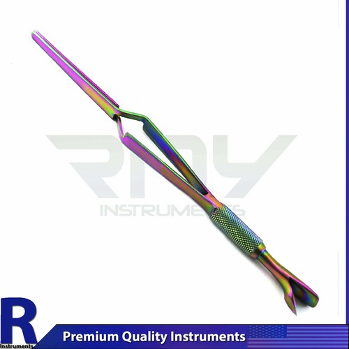 Pinza de cutícula dorada multiuniversal para uñas de manicura pedicura profesional pinza - Imagen 3 de 3