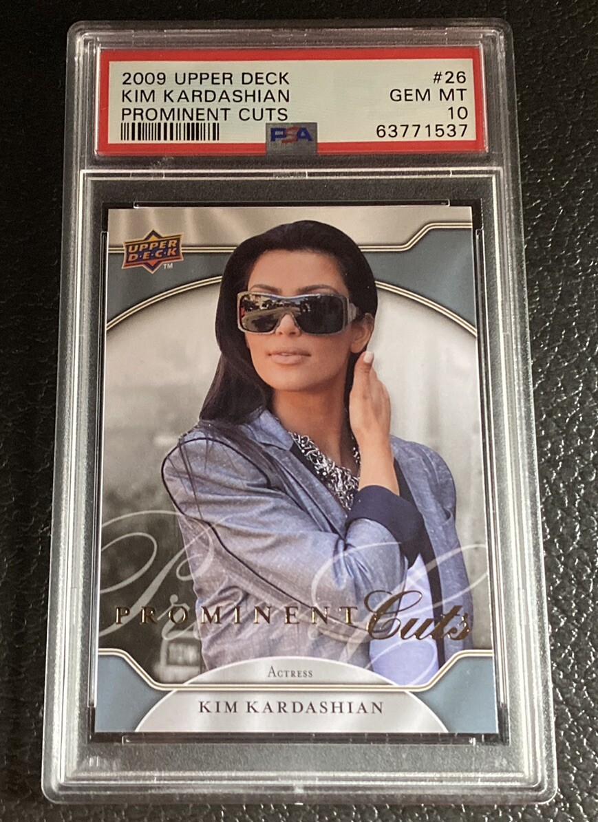 PSA 10 KIM KARDASHIAN ROOKIE CARD 2009 UPPER DECK PROMINENT CUTS #26 GEM MINT