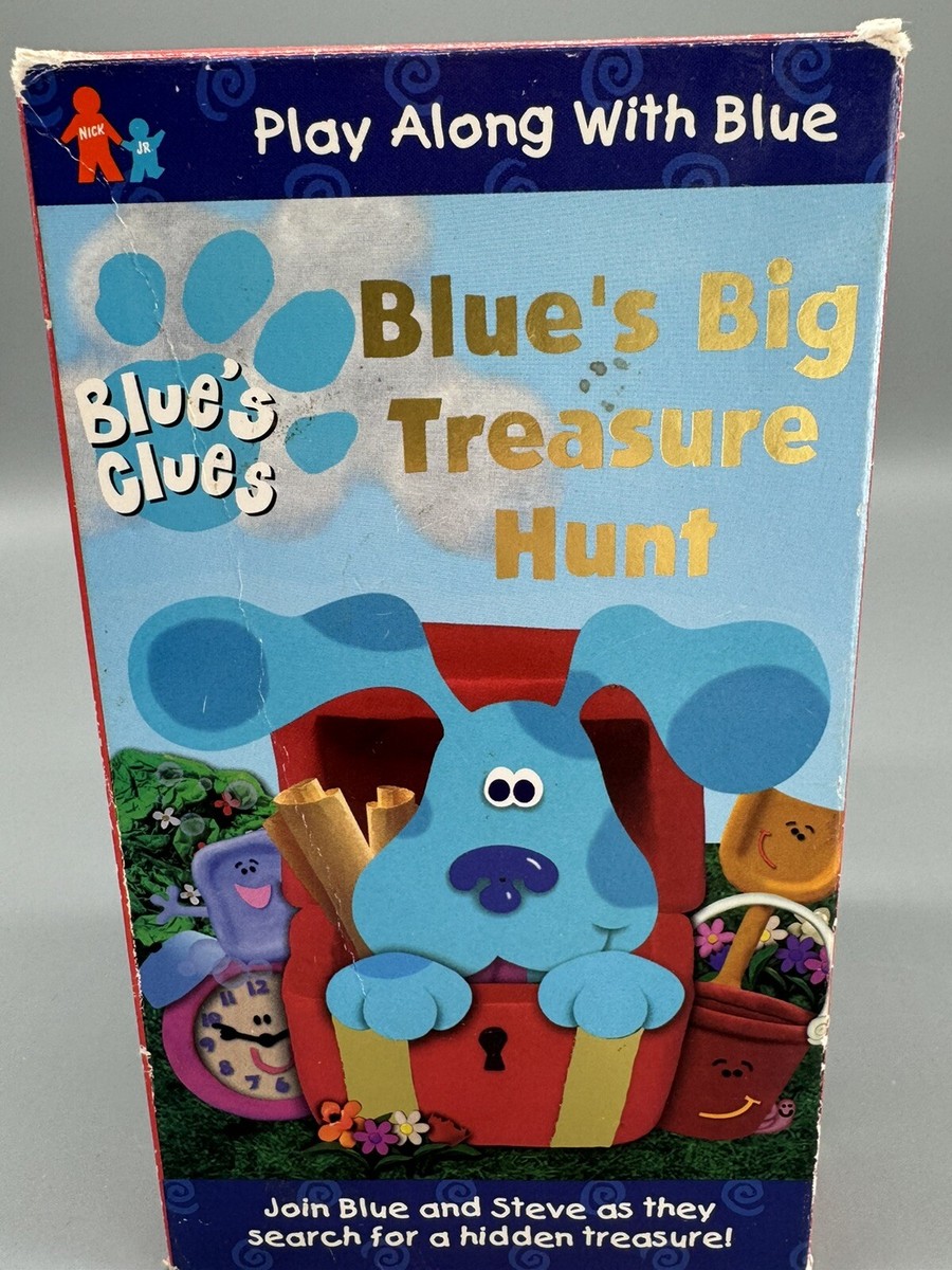 Blue［Times］ VHS Blues Clues Telling Time With Blue VHS 2002 Play Along With