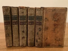 1738 5 Vols. Lettres Historiques Et Galantes - With Victorien Sardou Bookplate