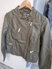Brand New Women Leather Jacket.mint Velvet.