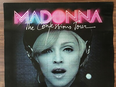 $0 ship! Madonna JAPAN PROMO POSTER Confessions Tour release MORE