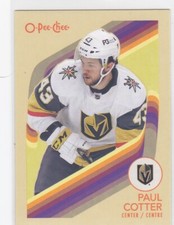 2023/24 OPC..PAUL COTTER..RETRO..# 378..GOLDEN KNIGHTS..FREE COMBINED SHIP