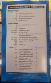 Wing Commander (Sega CD, 1994) CIB Complete Tested!