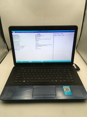 HP 2000 2B19WM NOTEBOOK - BOOTS TO BIOS - AMD E 300 - 4GB RAM - NO OS - READ -BB