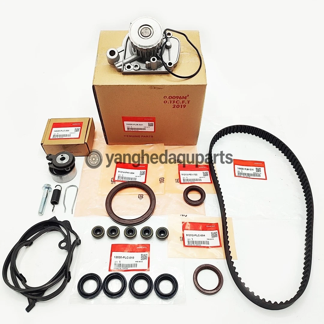 Complete Head Gasket Set & Timing Belt Kit With Water Pump For 2001-2005 Honda Civic D17A1 1.7L – 104-Tooth Belt, 5-Year Warranty