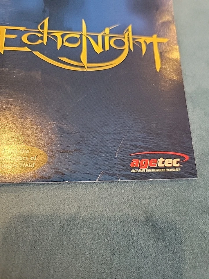 Echo Night (Sony PlayStation 1, 1999) PS1 Disc and Manual Only Tested Working - Image 2 of 4