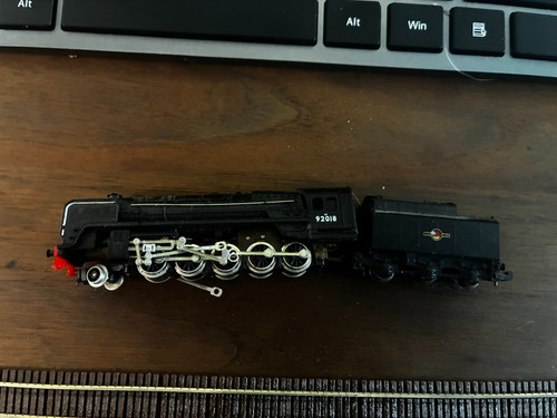 [T-N] TRIX N-SCALE #12058 ENGLISH EVENING STAR # 92018 2-10-0 working no box | Zustand: Used