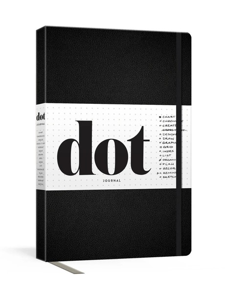 Dot Journal (Black) | Potter Gift | Notizbuch | Blankobuch | Englisch | 2019-image