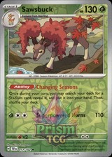 Sawsbuck 17/162 Uncommon Reverse Holo Temporal Forces Pokemon