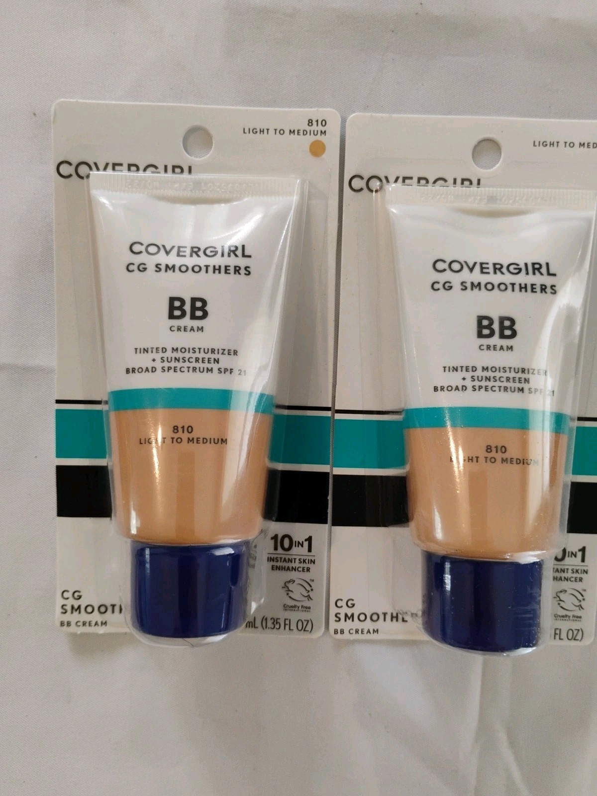 CoverGirl CG Smoothers BB Cream SPF 21 Light To Medium 810 2-Pack 1.35oz