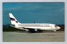 Air Charter Boeing 737-2Q8, Plane Transportation Antique Vintage Postcard