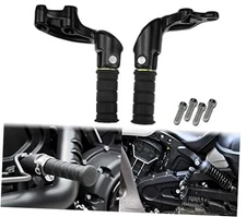 Motorcycle Rear Passenger Foot Pegs Footrest Mount Bracket Fit for Matte Black