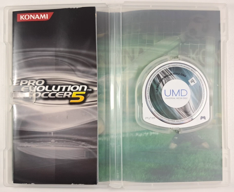 Jaquette Pro Evolution Soccer 05 PES 2005 Sony Playstation portable PSP, photo 3 sur 3