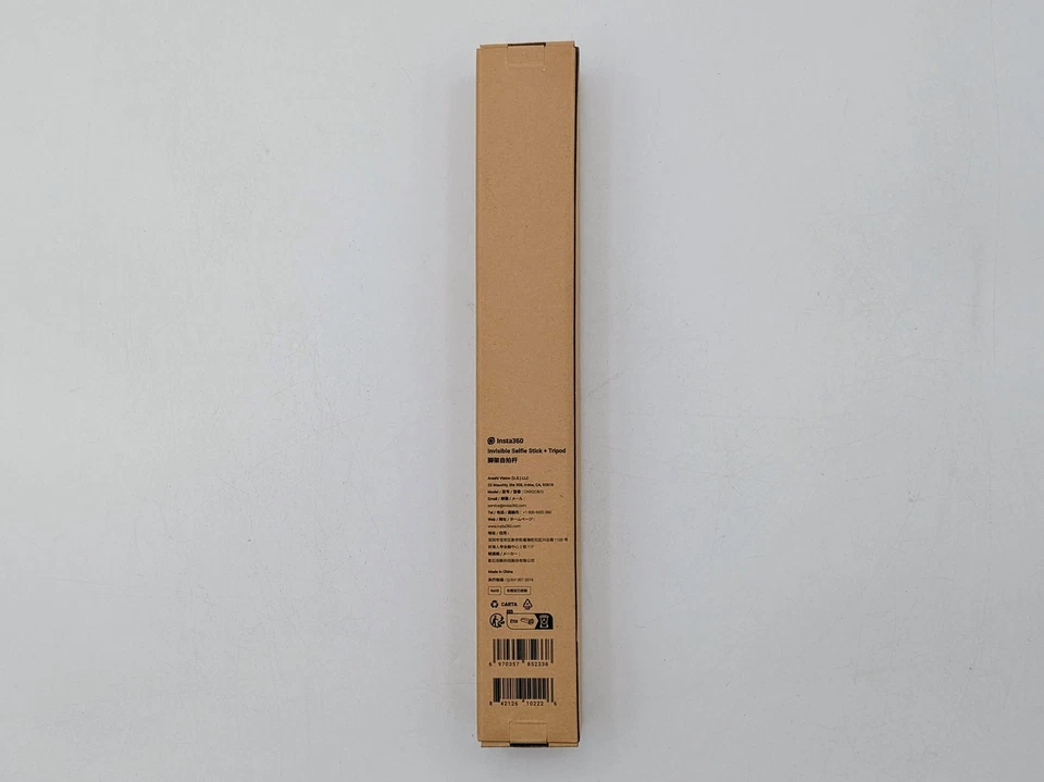 Insta360 2-In-1 Invisible Selfie Stick + Tripod Black