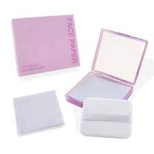 BOROLA 3-in-1 Oil Blotting Paper Set for Face 100 1 Count Pack of 1 , Purple