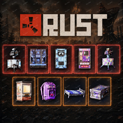 RUST Twitch Drops - Twitch Rivals + Charity '26 + Global Warfare 4 - 15 Skins
