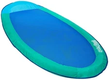 SwimWays Spring Float Original Pool Lounge Chair with Cooling Mesh and Headrest