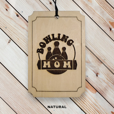 Bowling Mom - Car Air Freshener Holder
