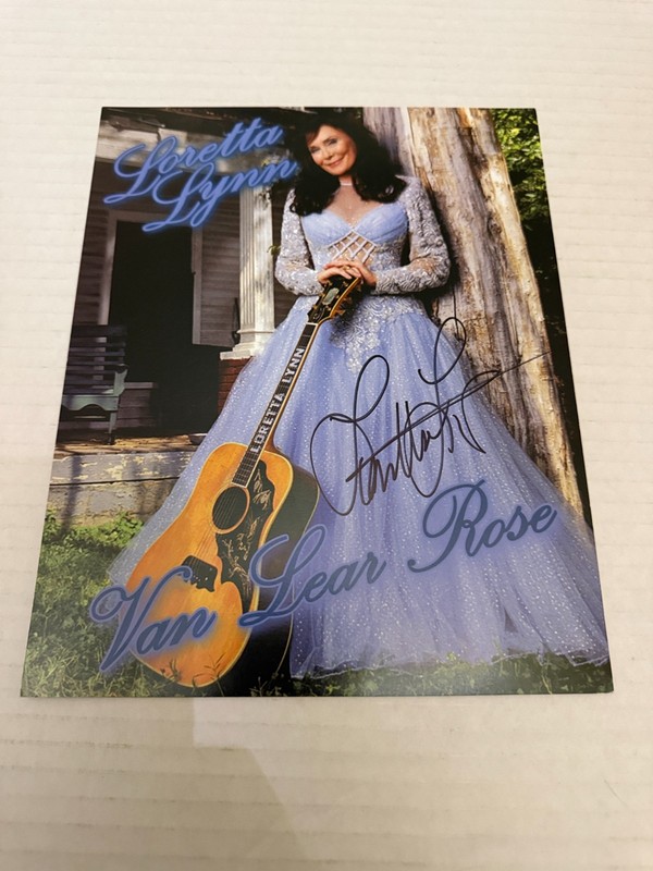 Vintage Loretta Lynn Autographed Photograph Country Singer