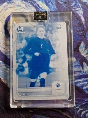 2022 Topps Bowman James Garner Printing Plate One of One 1st Bowman England