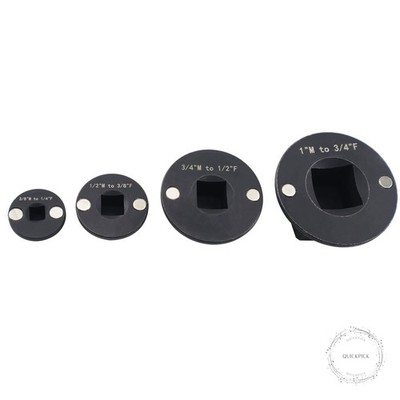 4PCS Low Profile Impact Socket Adapter Set Drive Ratchet Adapter Set (1'' to 3/4''