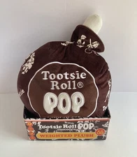 Tootsie Roll Pop Weighted Pillow Plush Chocolate In Box
