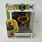 Funko Pop! Dug With Medal Dug Days Dug #1093 Vinyl Figure Pixar Animation F1