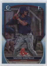 2023 Bowman Draft Chrome Sky Blue Refractor Nazzan Zanetello #BDC-3 0w27