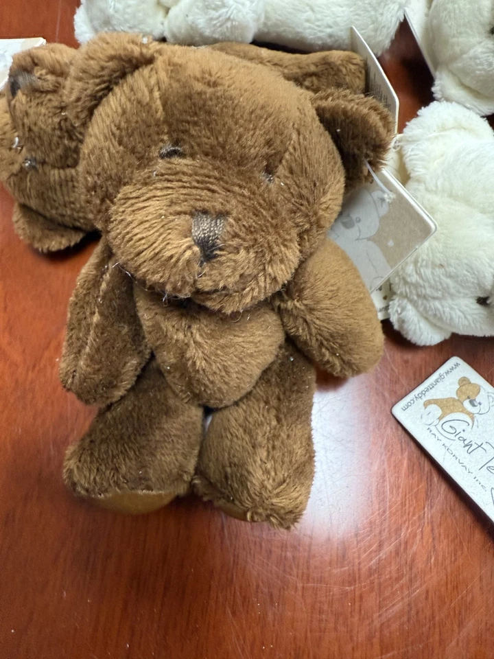 Lot Of 10 Teddy Bears 4" Assorted colors FREE SHIPPING *read desc* - Image 3 of 4