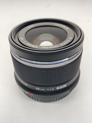 OLYMPUS M.ZUIKO DIGITAL 25mm F1.8 Black standard prime Lens Compact Exc++++