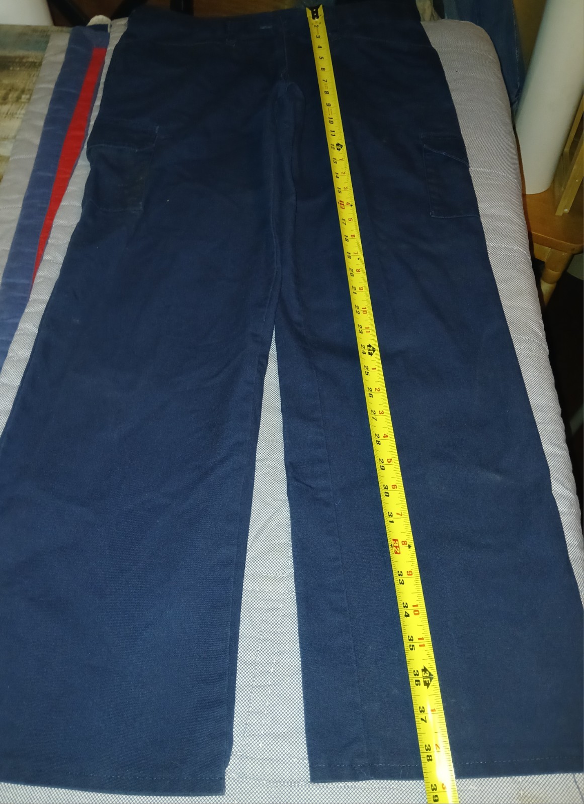 CINTAS Corp. Labor Productivity Sz S M 10RG Cargo Pockets PANTS Jeans Woman