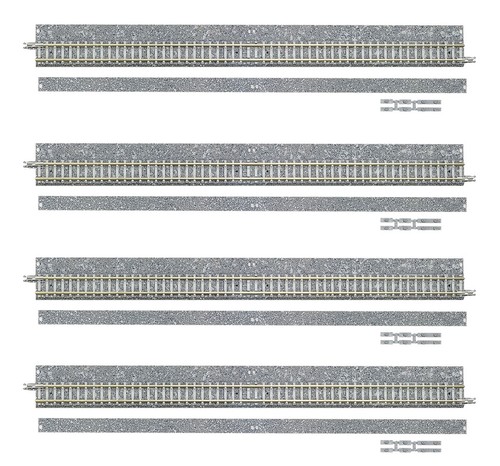 TOMIX 1767 N Gauge Wide PC Rail S280-WP F Set of 4 Fine Track 1/150 N Scale | Condition: New