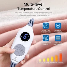 Westinghouse Electric Snuggle Throw Blanket Heated Wearable with Foot  - PINK