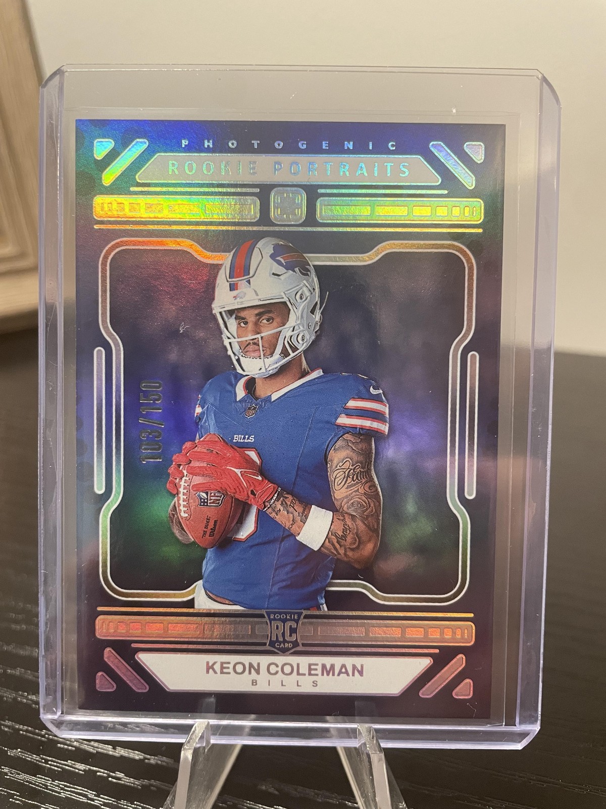 2024 Panini Photogenic #161 Keon Coleman Silver #/150
