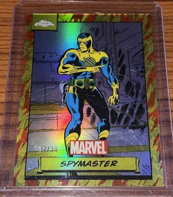 Spymaster 2024 Topps Chrome Marvel #148 Human Torch Refractor /39