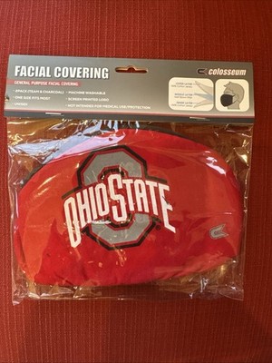 Ohio State University Buckeyes Face Mask Cover Washable Reusable NEW In Package