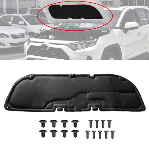 Engine Hood Insulation Pad Heat Shield Blanket Trim For Toyota RAV4 2019-2024