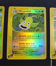 Pokemon TCG Weepinbell 65/147 Aquapolis Uncommon Reverse Holo Stage 1 HP 70 on eBay