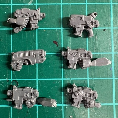Space Wolves Plasma & Bolzenpistole Konvolut x6 Waffenbits Warhammer 40K Kitbash