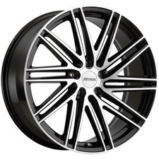 Petrol P1C 17x8 5x110 +40mm Black/Machined Wheel Rim 17" Inch