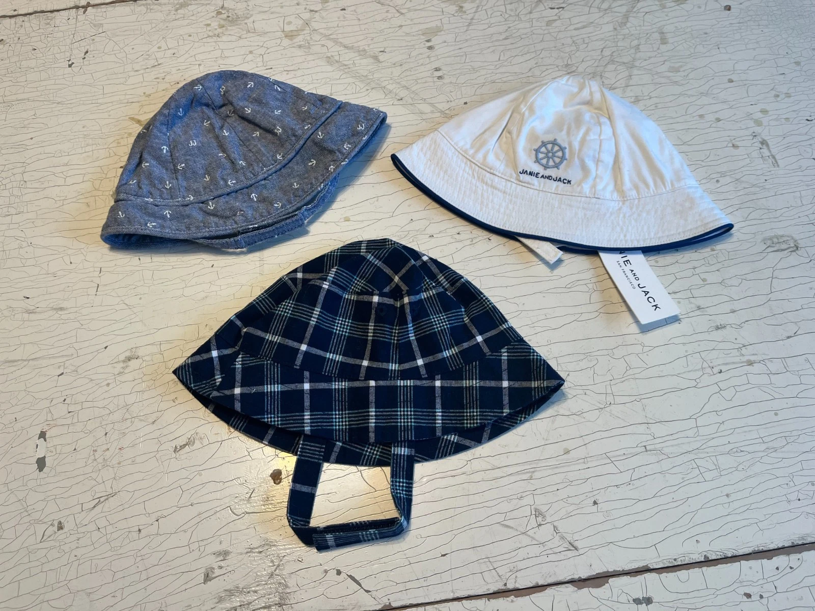 Baby Boy's JANIE & JACK Size 6-12 Months Sun/Beach Hat Lot
Opens in a new window or tab