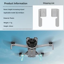Landing Gear Foldable Drone Leg Extension No-Screw Stand for DJI Mini 5 Pro