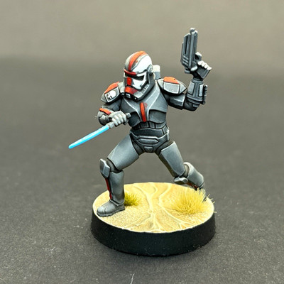 Star Wars Legion Bad Batch Painted Minis + Cards