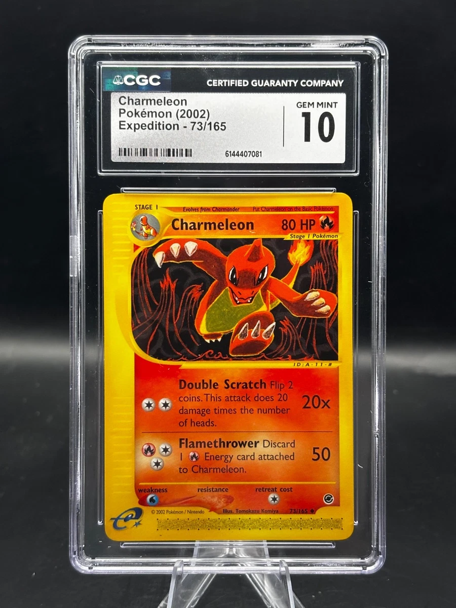 charmeleon pokemon card ebay Own Autographed Vintage 1st Gen Limited or blemish Charmeleon Pokmon TCG EX FireRed