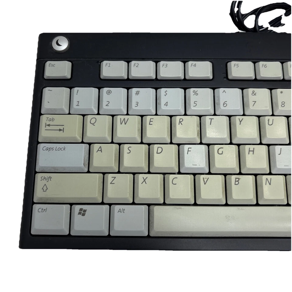 Compaq 5137 Wired PS2 Black & Gray Keyboard OEM Vintage 5188-0989 - Image 2 of 4