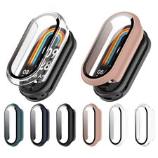 For Mi Band 8 8NFC PC Watch Protection Case Screen Bumper Dust-proof Protector